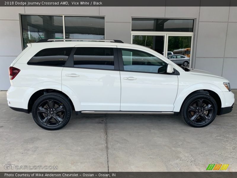 Vice White / Black 2018 Dodge Journey Crossroad AWD