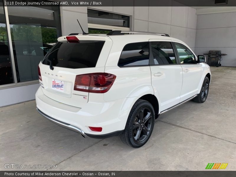 Vice White / Black 2018 Dodge Journey Crossroad AWD