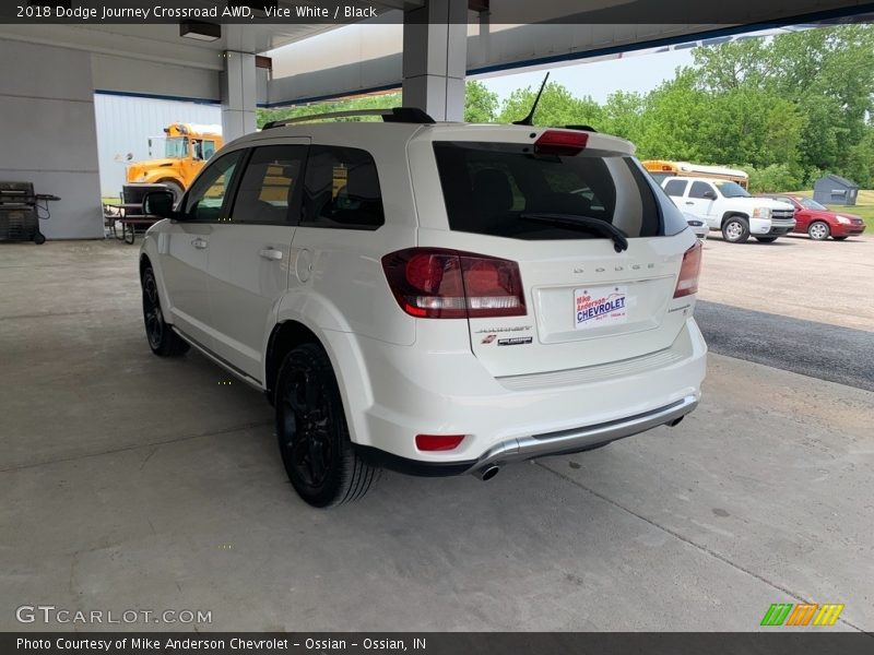 Vice White / Black 2018 Dodge Journey Crossroad AWD