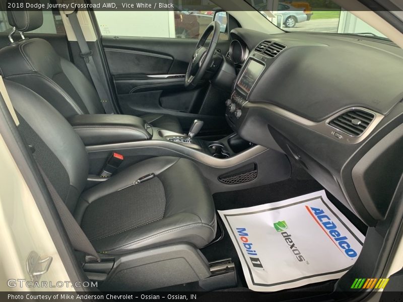 Vice White / Black 2018 Dodge Journey Crossroad AWD