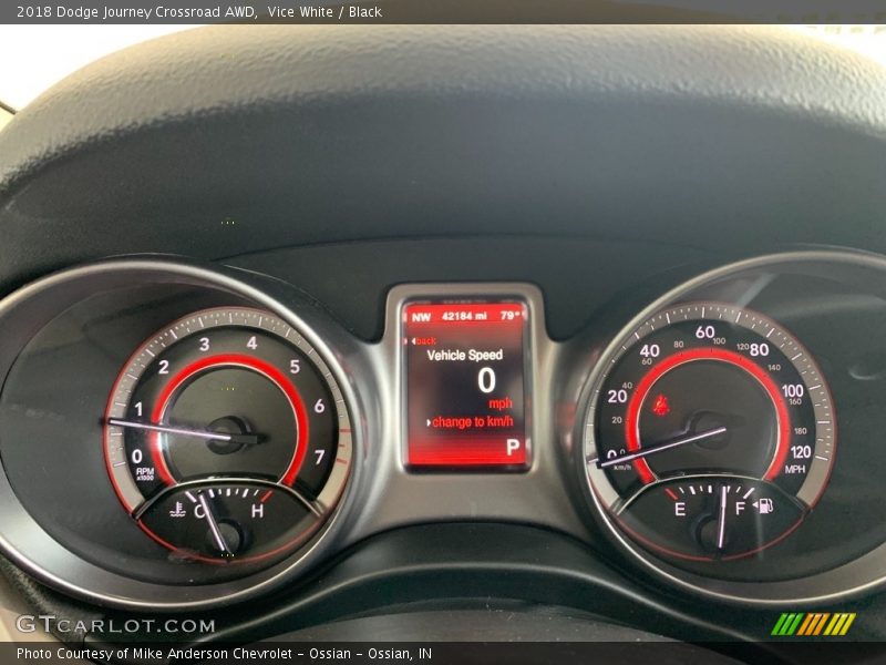 Vice White / Black 2018 Dodge Journey Crossroad AWD