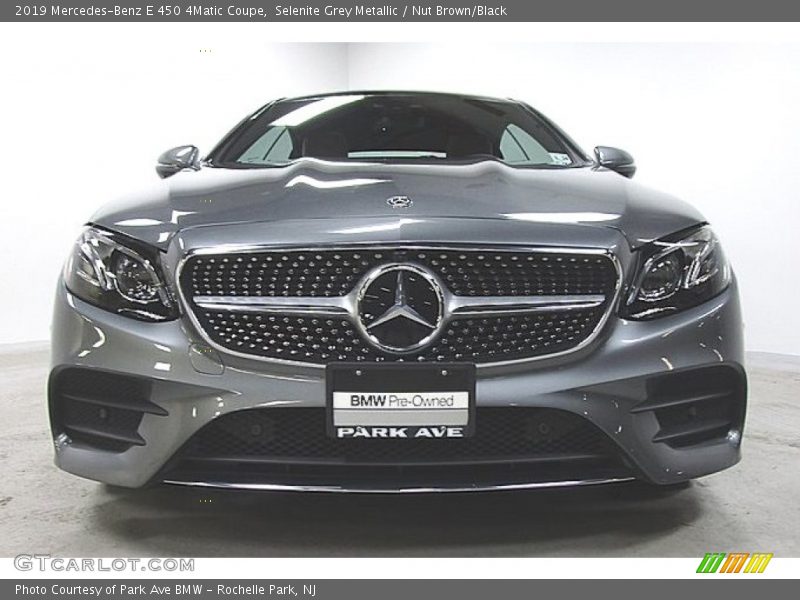 Selenite Grey Metallic / Nut Brown/Black 2019 Mercedes-Benz E 450 4Matic Coupe