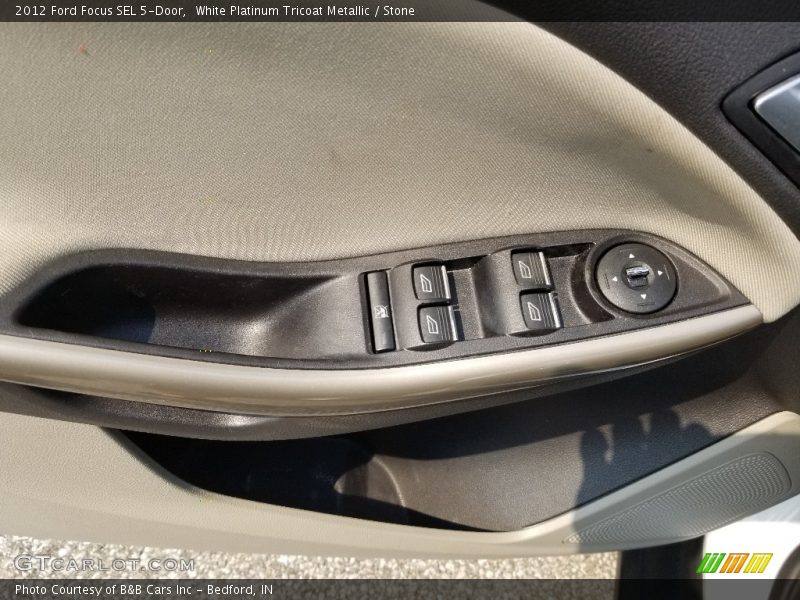 White Platinum Tricoat Metallic / Stone 2012 Ford Focus SEL 5-Door