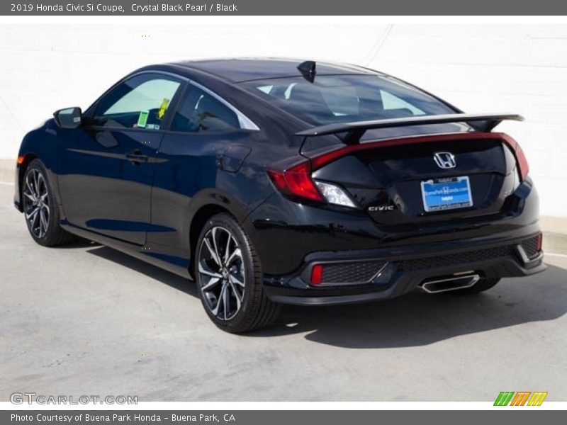 Crystal Black Pearl / Black 2019 Honda Civic Si Coupe