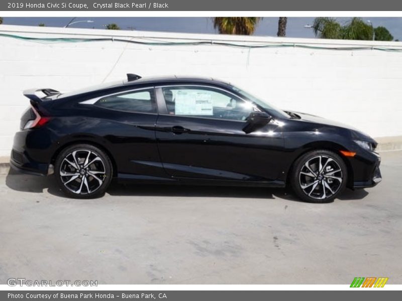 Crystal Black Pearl / Black 2019 Honda Civic Si Coupe