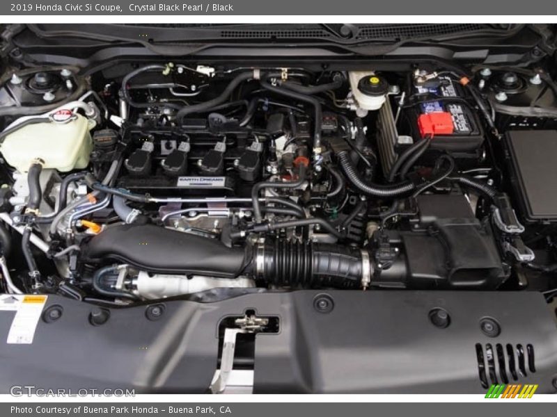 Crystal Black Pearl / Black 2019 Honda Civic Si Coupe