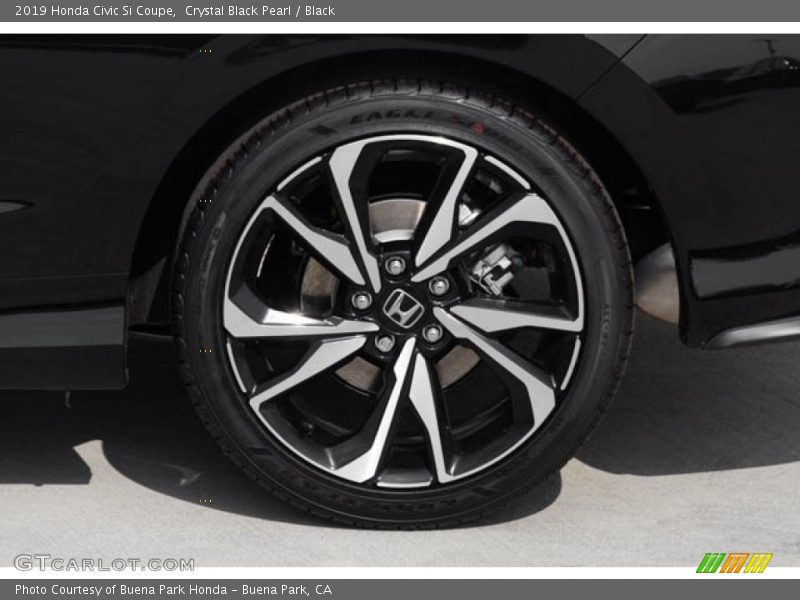 Crystal Black Pearl / Black 2019 Honda Civic Si Coupe