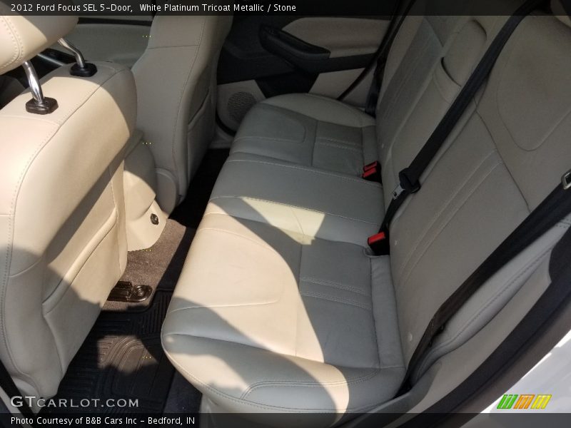 White Platinum Tricoat Metallic / Stone 2012 Ford Focus SEL 5-Door