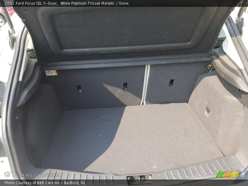 White Platinum Tricoat Metallic / Stone 2012 Ford Focus SEL 5-Door