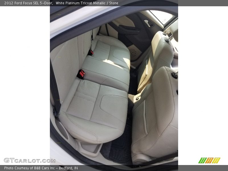 White Platinum Tricoat Metallic / Stone 2012 Ford Focus SEL 5-Door