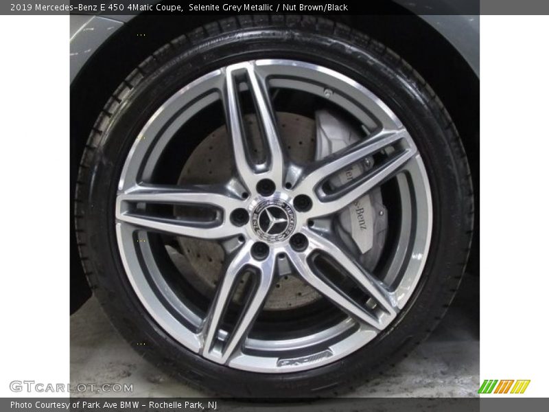 Selenite Grey Metallic / Nut Brown/Black 2019 Mercedes-Benz E 450 4Matic Coupe