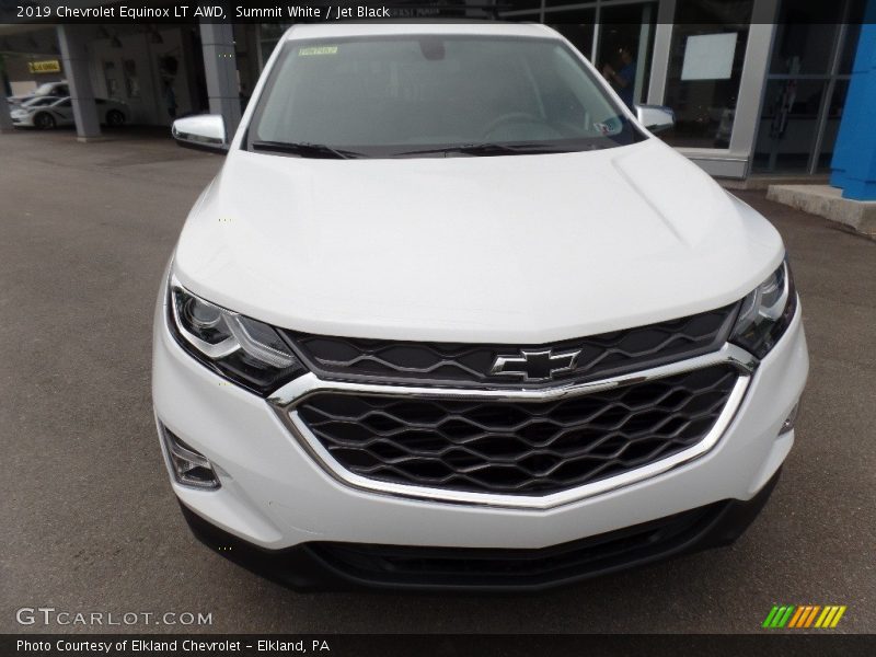 Summit White / Jet Black 2019 Chevrolet Equinox LT AWD