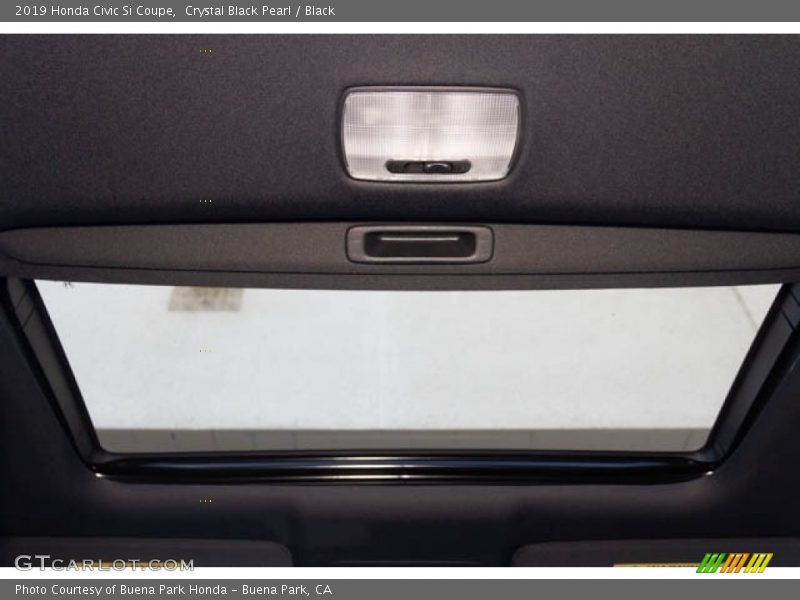 Crystal Black Pearl / Black 2019 Honda Civic Si Coupe