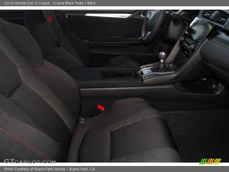 Crystal Black Pearl / Black 2019 Honda Civic Si Coupe