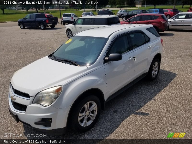 Summit White / Light Titanium/Jet Black 2011 Chevrolet Equinox LS