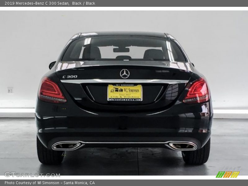 Black / Black 2019 Mercedes-Benz C 300 Sedan