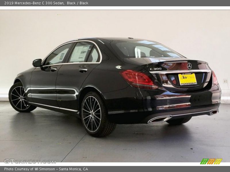 Black / Black 2019 Mercedes-Benz C 300 Sedan