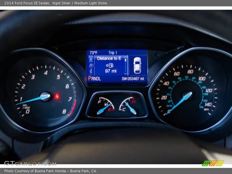 Ingot Silver / Medium Light Stone 2014 Ford Focus SE Sedan