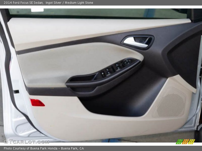 Ingot Silver / Medium Light Stone 2014 Ford Focus SE Sedan