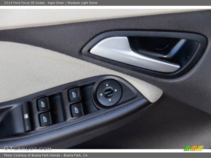 Ingot Silver / Medium Light Stone 2014 Ford Focus SE Sedan