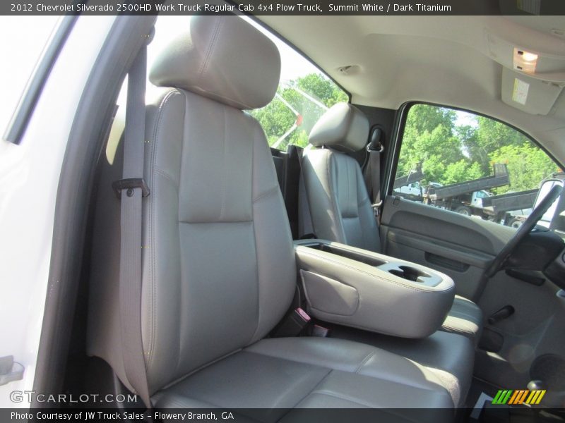 Summit White / Dark Titanium 2012 Chevrolet Silverado 2500HD Work Truck Regular Cab 4x4 Plow Truck