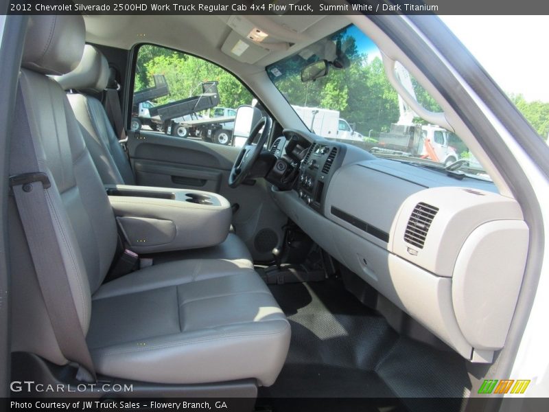 Summit White / Dark Titanium 2012 Chevrolet Silverado 2500HD Work Truck Regular Cab 4x4 Plow Truck