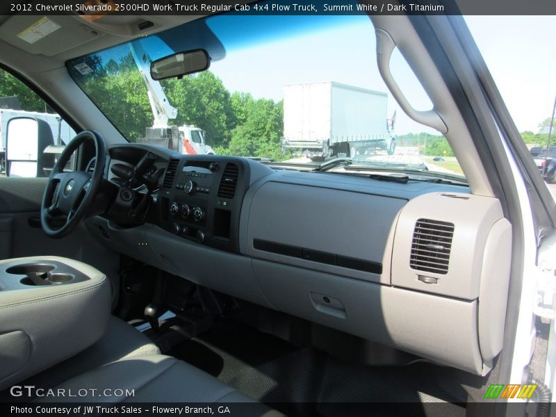 Summit White / Dark Titanium 2012 Chevrolet Silverado 2500HD Work Truck Regular Cab 4x4 Plow Truck