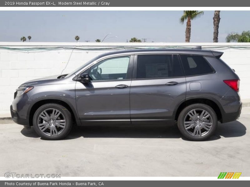 Modern Steel Metallic / Gray 2019 Honda Passport EX-L