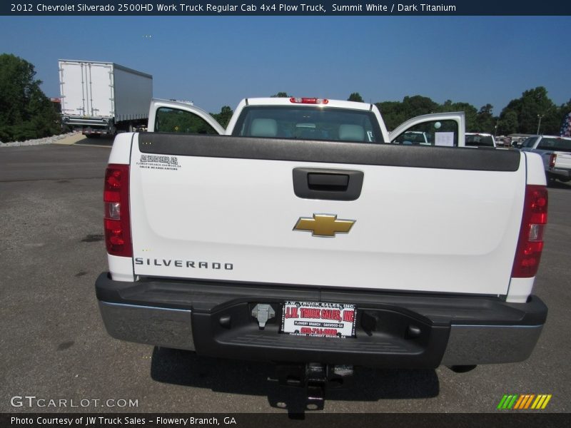 Summit White / Dark Titanium 2012 Chevrolet Silverado 2500HD Work Truck Regular Cab 4x4 Plow Truck