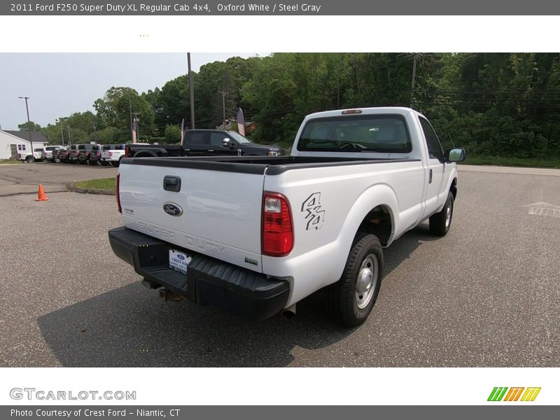 Oxford White / Steel Gray 2011 Ford F250 Super Duty XL Regular Cab 4x4