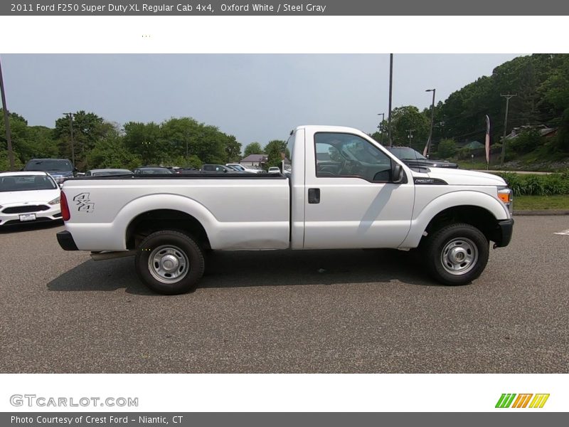 Oxford White / Steel Gray 2011 Ford F250 Super Duty XL Regular Cab 4x4