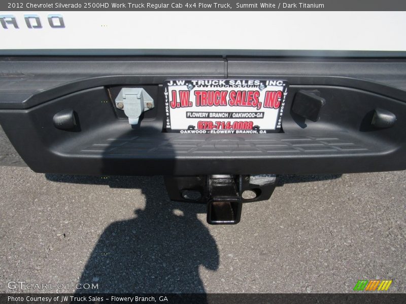 Summit White / Dark Titanium 2012 Chevrolet Silverado 2500HD Work Truck Regular Cab 4x4 Plow Truck