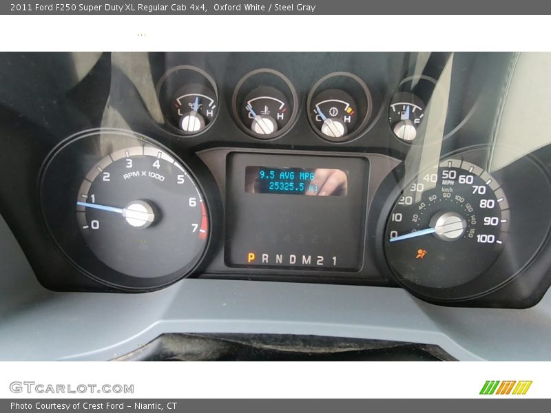 Oxford White / Steel Gray 2011 Ford F250 Super Duty XL Regular Cab 4x4