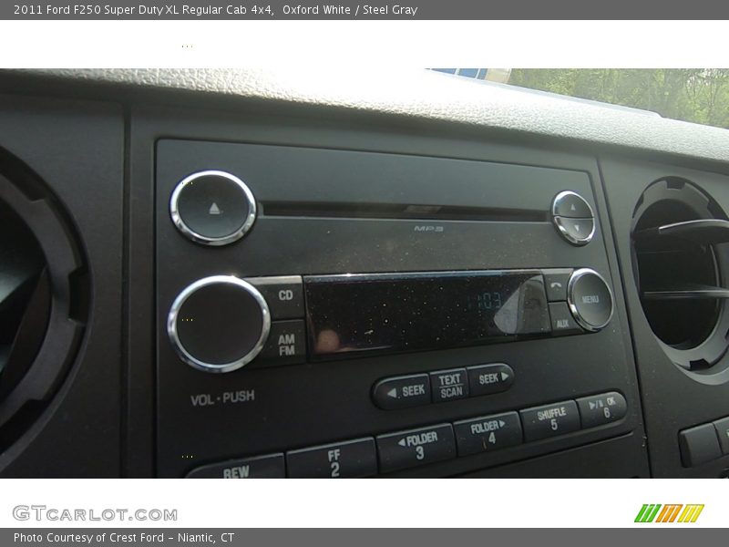 Oxford White / Steel Gray 2011 Ford F250 Super Duty XL Regular Cab 4x4