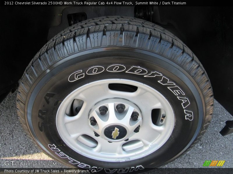 Summit White / Dark Titanium 2012 Chevrolet Silverado 2500HD Work Truck Regular Cab 4x4 Plow Truck