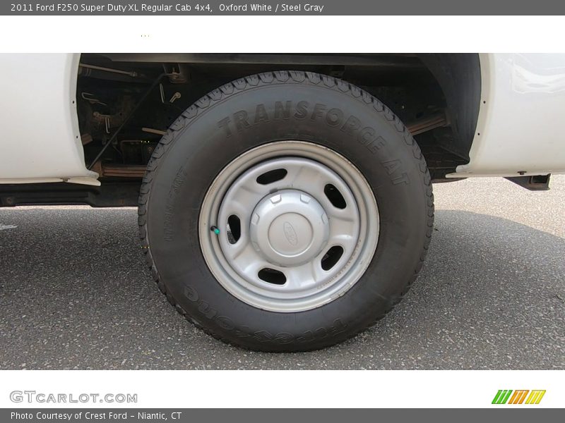 Oxford White / Steel Gray 2011 Ford F250 Super Duty XL Regular Cab 4x4