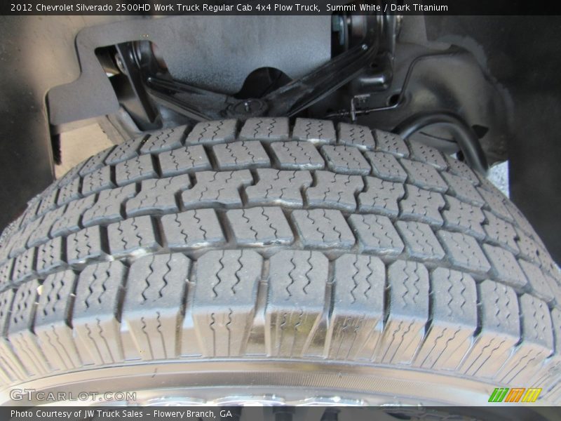Summit White / Dark Titanium 2012 Chevrolet Silverado 2500HD Work Truck Regular Cab 4x4 Plow Truck