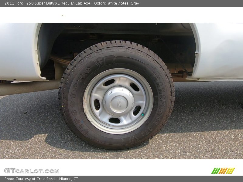 Oxford White / Steel Gray 2011 Ford F250 Super Duty XL Regular Cab 4x4