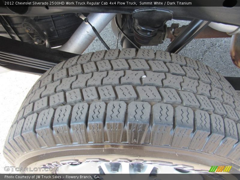 Summit White / Dark Titanium 2012 Chevrolet Silverado 2500HD Work Truck Regular Cab 4x4 Plow Truck