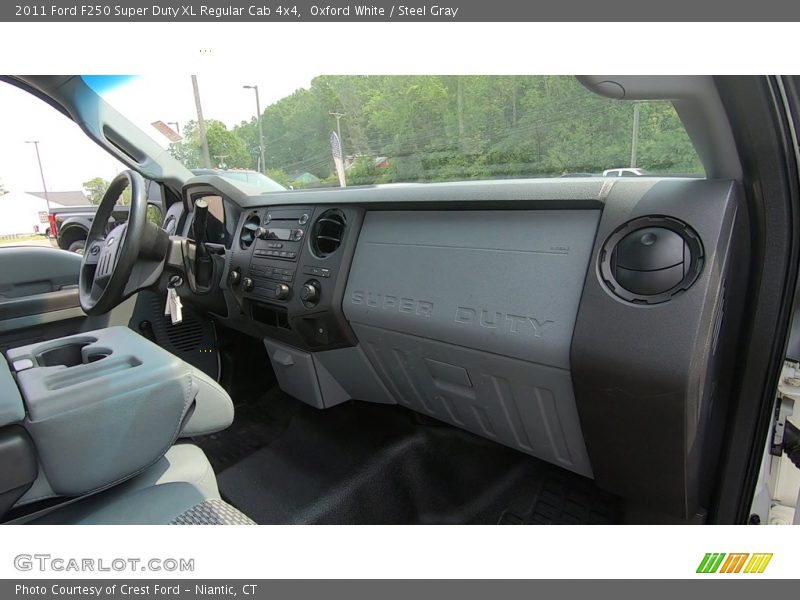 Oxford White / Steel Gray 2011 Ford F250 Super Duty XL Regular Cab 4x4