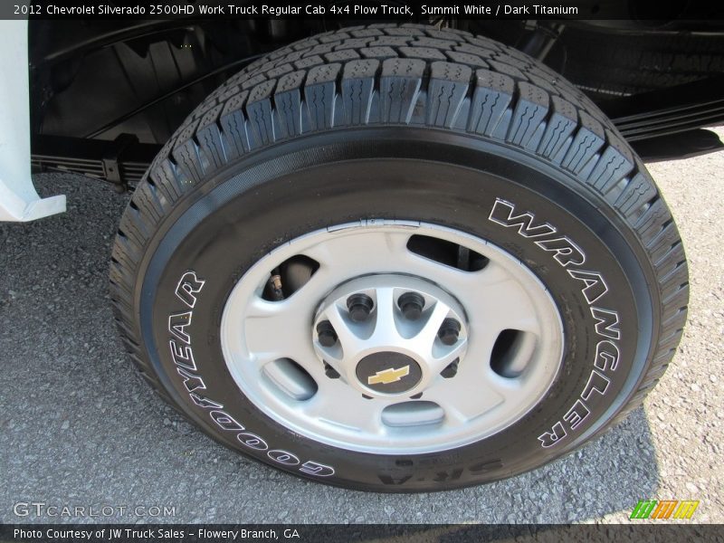 Summit White / Dark Titanium 2012 Chevrolet Silverado 2500HD Work Truck Regular Cab 4x4 Plow Truck