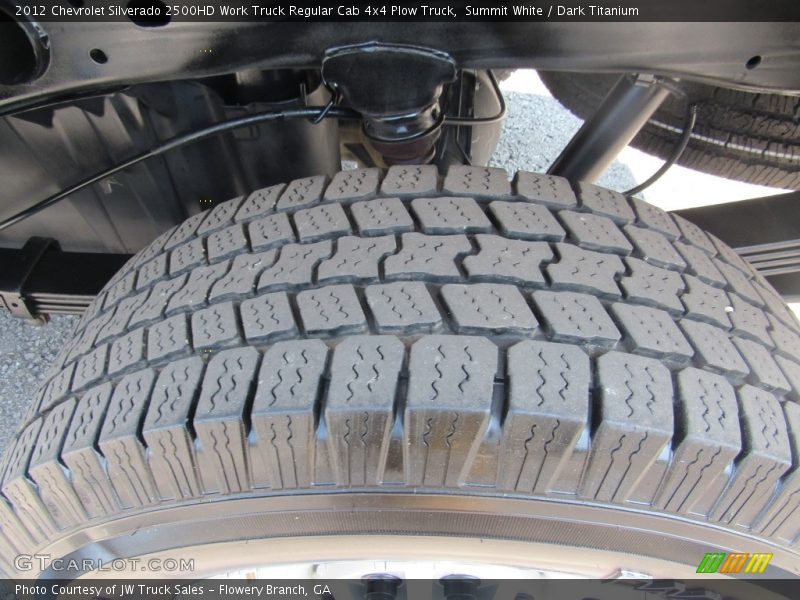 Summit White / Dark Titanium 2012 Chevrolet Silverado 2500HD Work Truck Regular Cab 4x4 Plow Truck