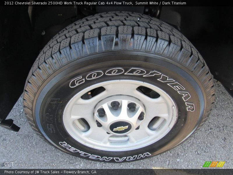 Summit White / Dark Titanium 2012 Chevrolet Silverado 2500HD Work Truck Regular Cab 4x4 Plow Truck