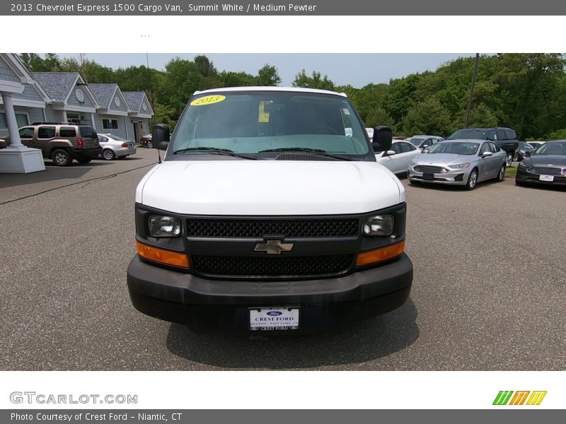 Summit White / Medium Pewter 2013 Chevrolet Express 1500 Cargo Van