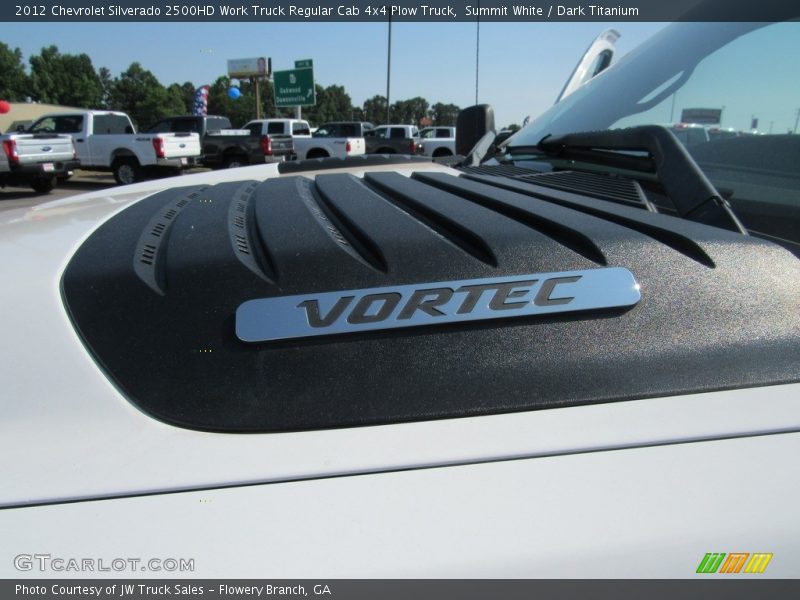 Summit White / Dark Titanium 2012 Chevrolet Silverado 2500HD Work Truck Regular Cab 4x4 Plow Truck