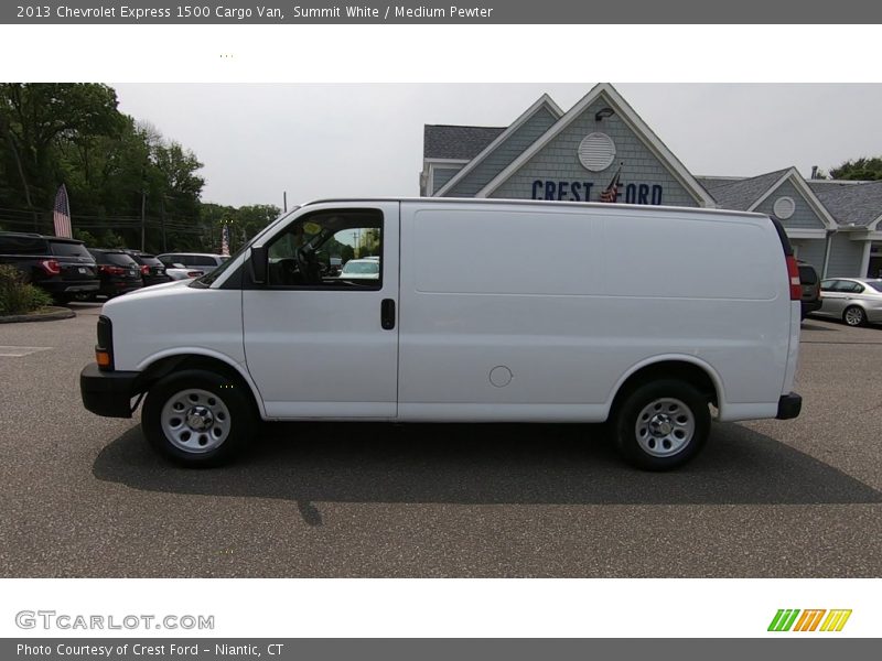 Summit White / Medium Pewter 2013 Chevrolet Express 1500 Cargo Van