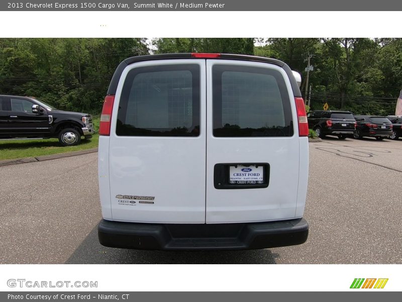 Summit White / Medium Pewter 2013 Chevrolet Express 1500 Cargo Van