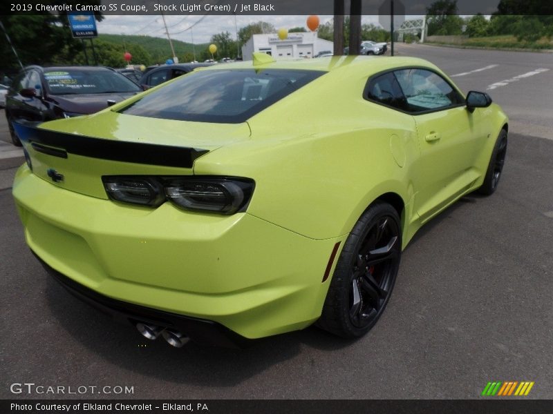 Shock (Light Green) / Jet Black 2019 Chevrolet Camaro SS Coupe