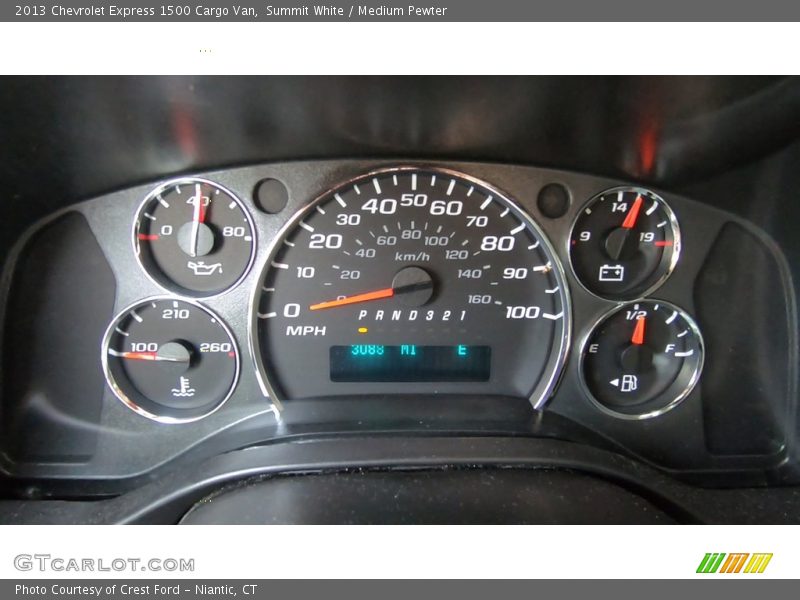 Summit White / Medium Pewter 2013 Chevrolet Express 1500 Cargo Van