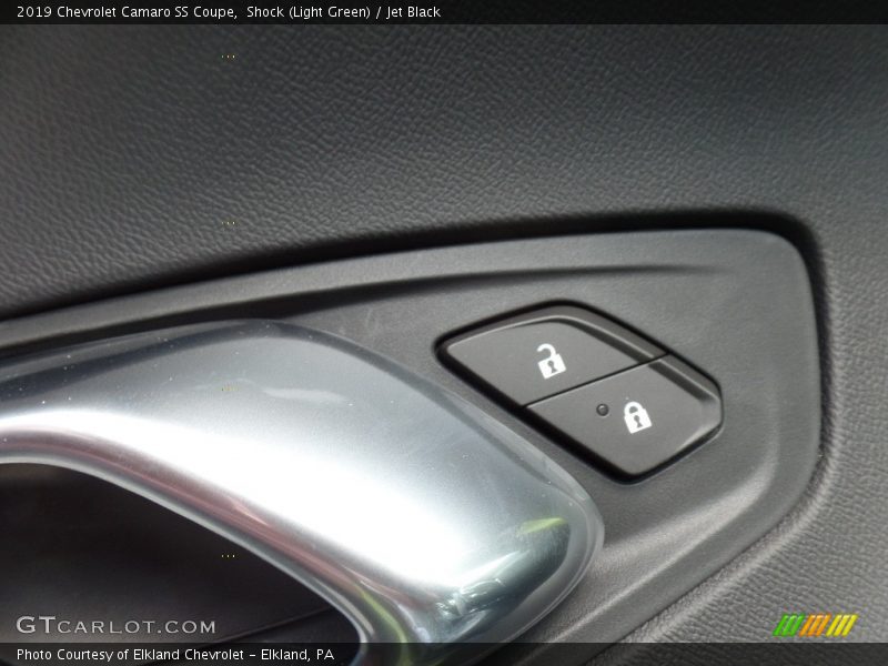 Shock (Light Green) / Jet Black 2019 Chevrolet Camaro SS Coupe